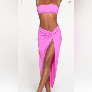 SKIMS Signature Swim Sarong Skirt